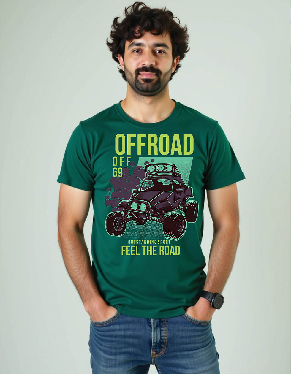 Thumbnail: Urban Rift Classic Tee with City Crack Graphic in Bold Color