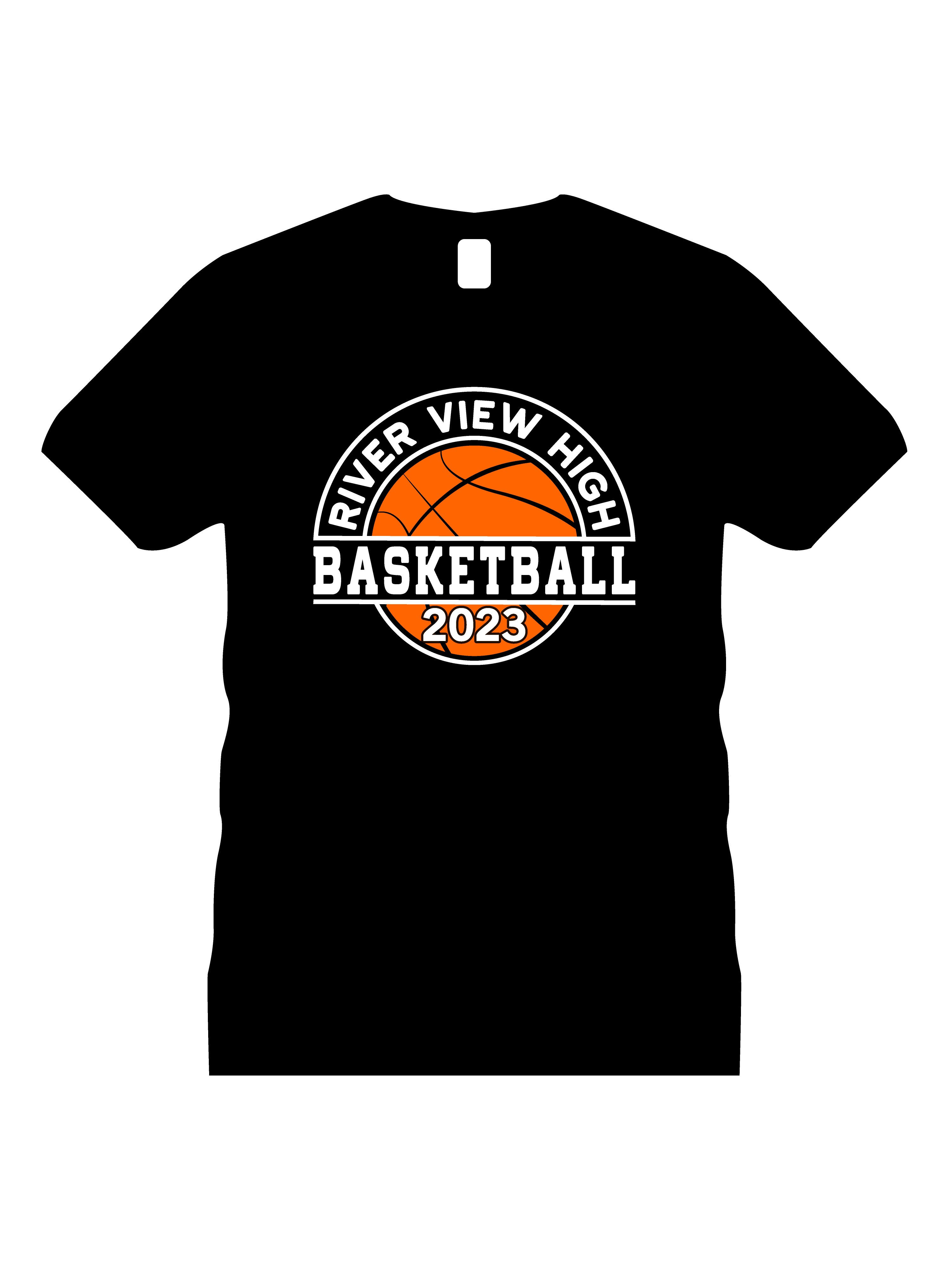 River view high basketball 2023 typography t shirt