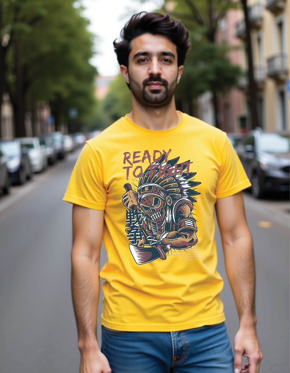 Thumbnail: Urban Dust Regular Fit T-Shirt with Faded City Dust Print Ink