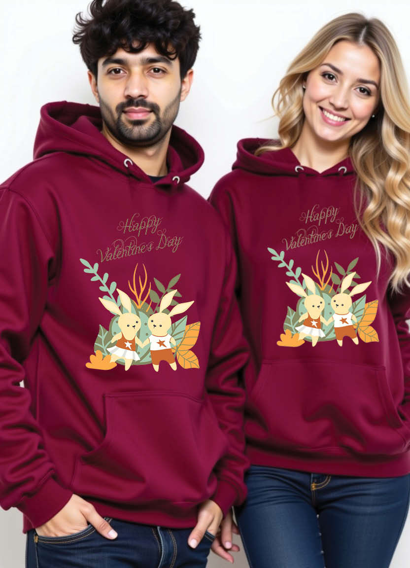 Sweethearts from Siliguri – Cute Couple Hoodie Set Inspired by Northeast Indian Love