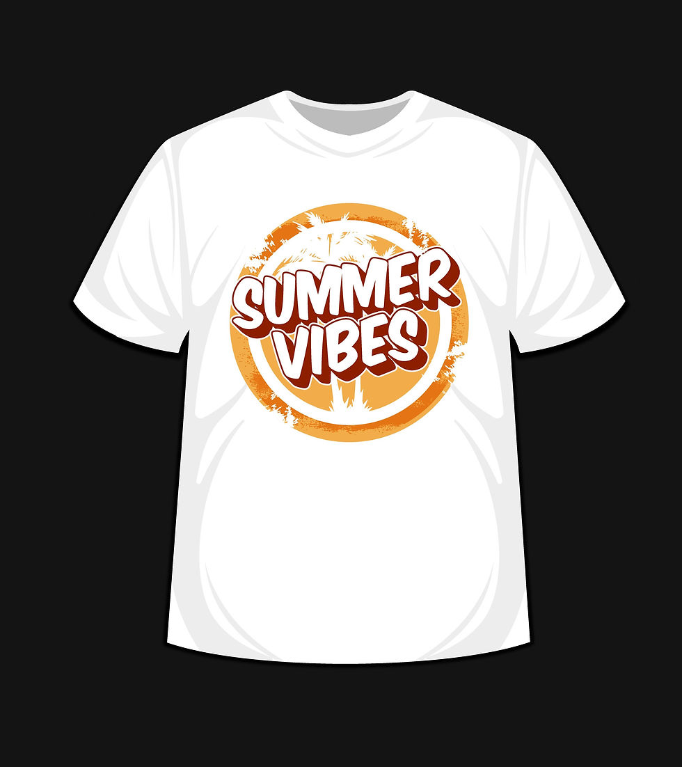 Summer vibes garphic t shirt