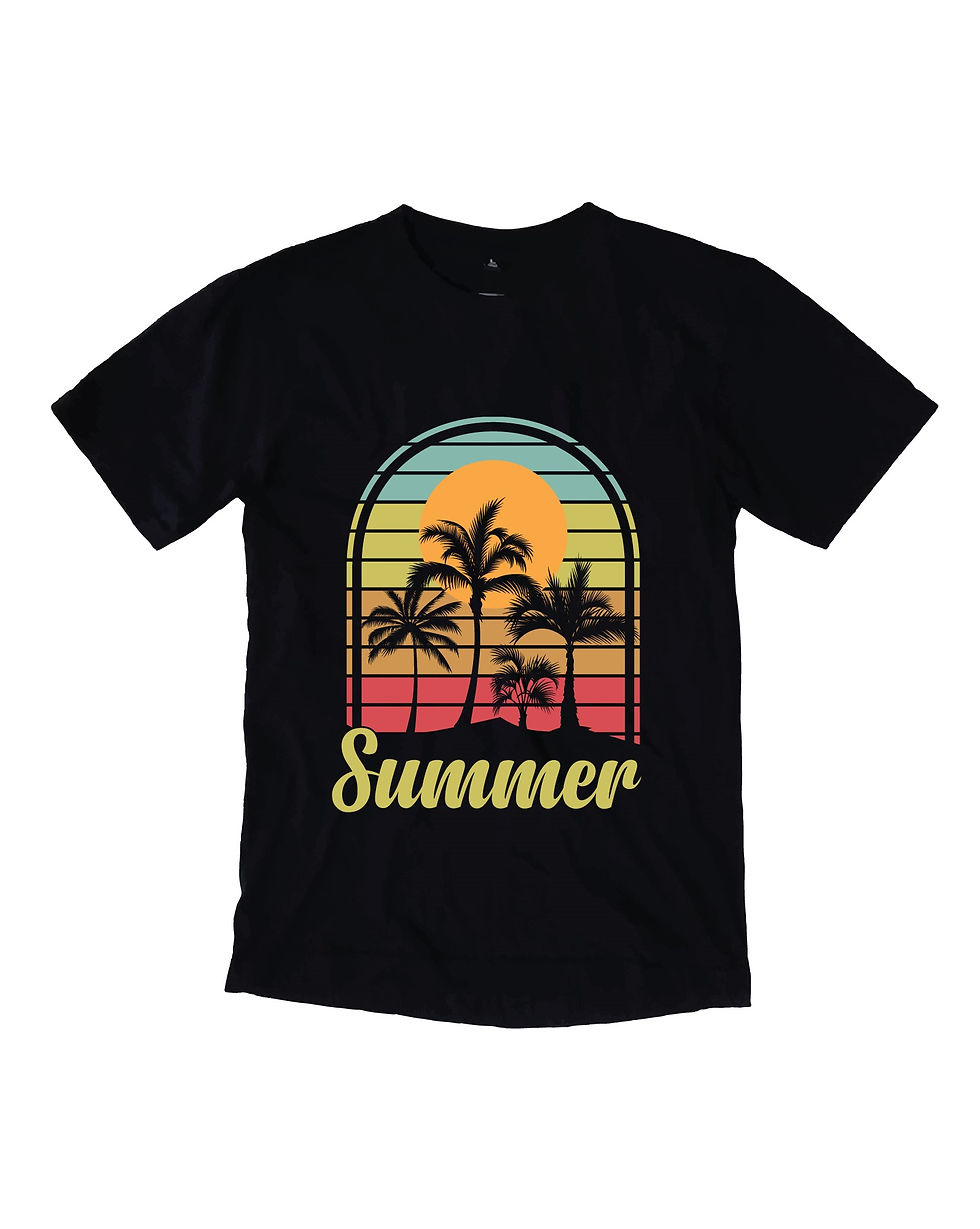 Summer typography printed t shirts