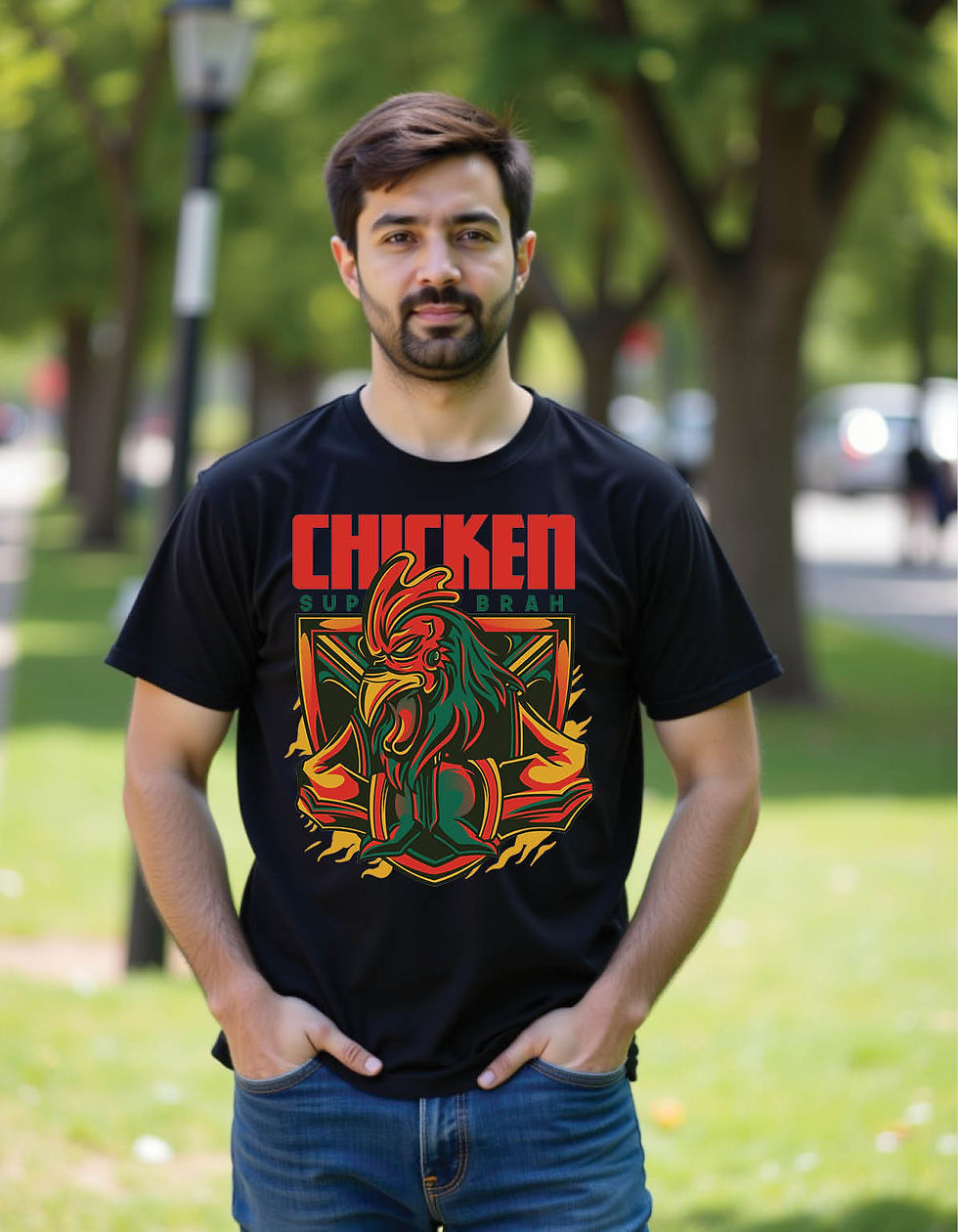 Thumbnail: Iron Strike Regular Fit T-Shirt with Industrial Bolt Print Art