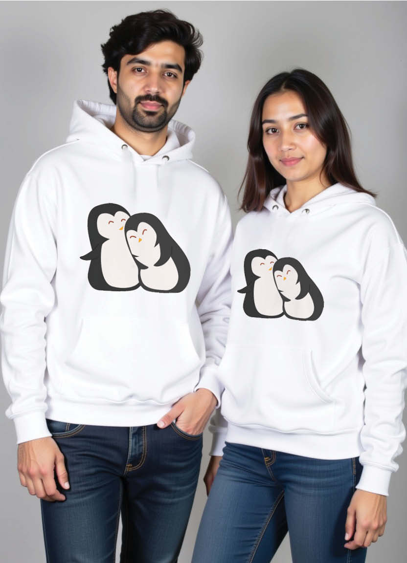 Guwahati Lovebirds Matching Couple Hoodies – Northeast India Romance Collection