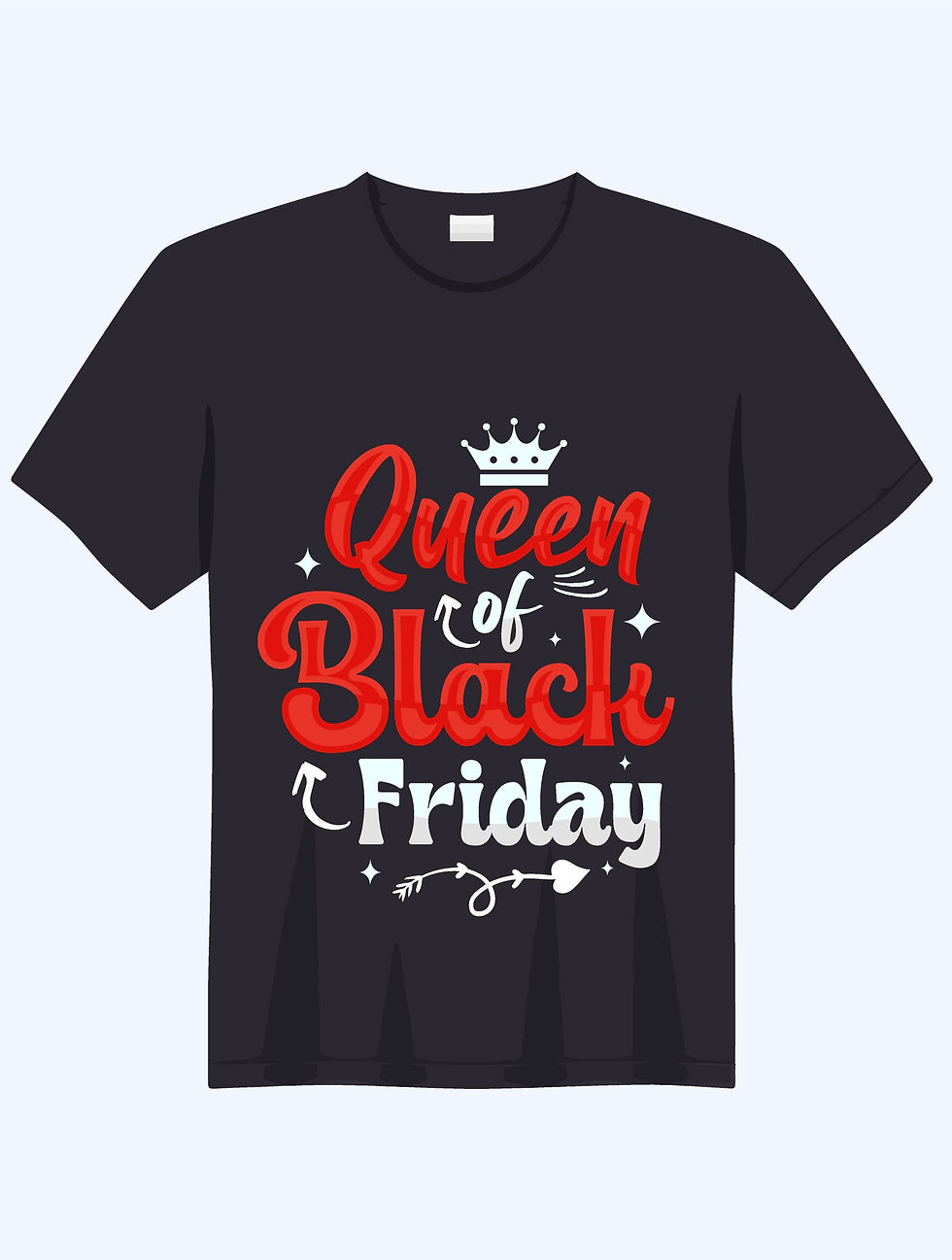 Thumbnail: killing it on black friday typography printed t shirts