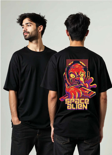 Rebel Soul Oversized T-Shirt with Punk Graphic and Urban Street