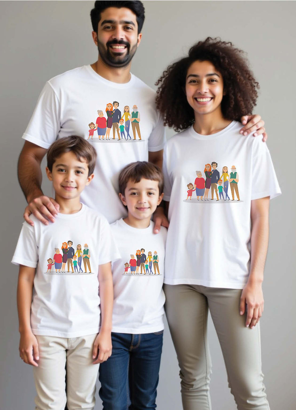Matching Family Love Tees – Perfect for Holidays & Celebrations