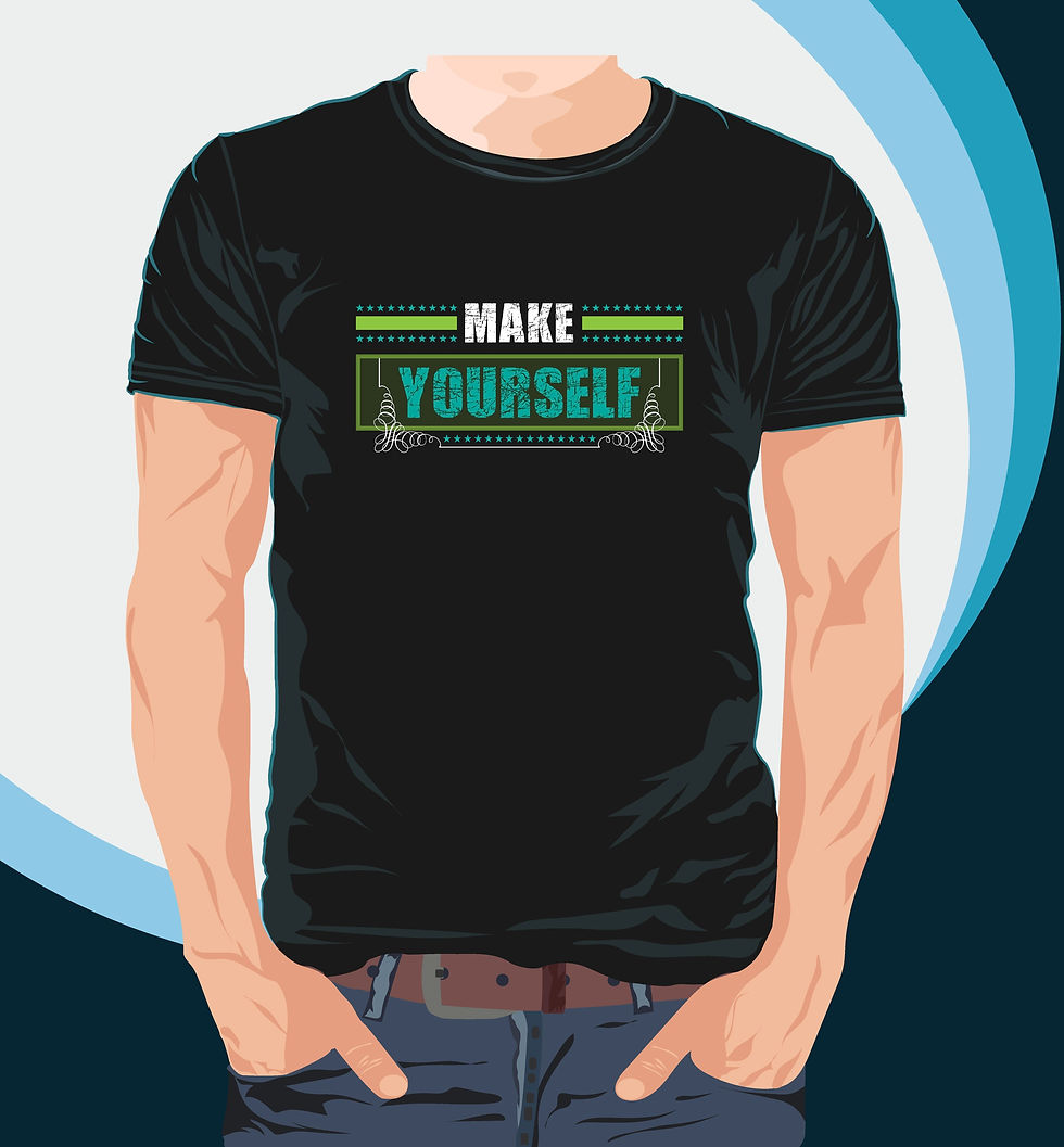 Thumbnail: create your own lucky modern inspirational quotes t shirt