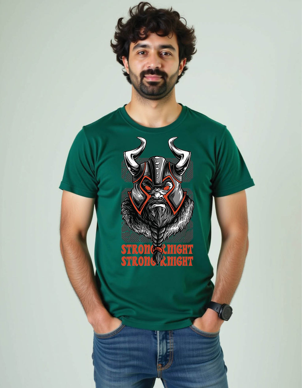 Thumbnail: Neon Drift Standard Fit Shirt with Glowing Road Graphic Art