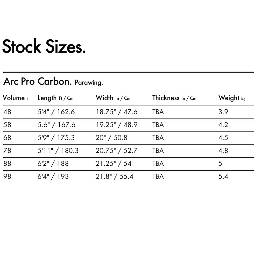 Miniature : KT - ARC - PRO CARBON - RED - 48 - 58 - 68 - 78 - 88 - 98