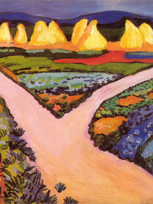 I "Campi di verdure" di Auguste Macke e il fascino del colore