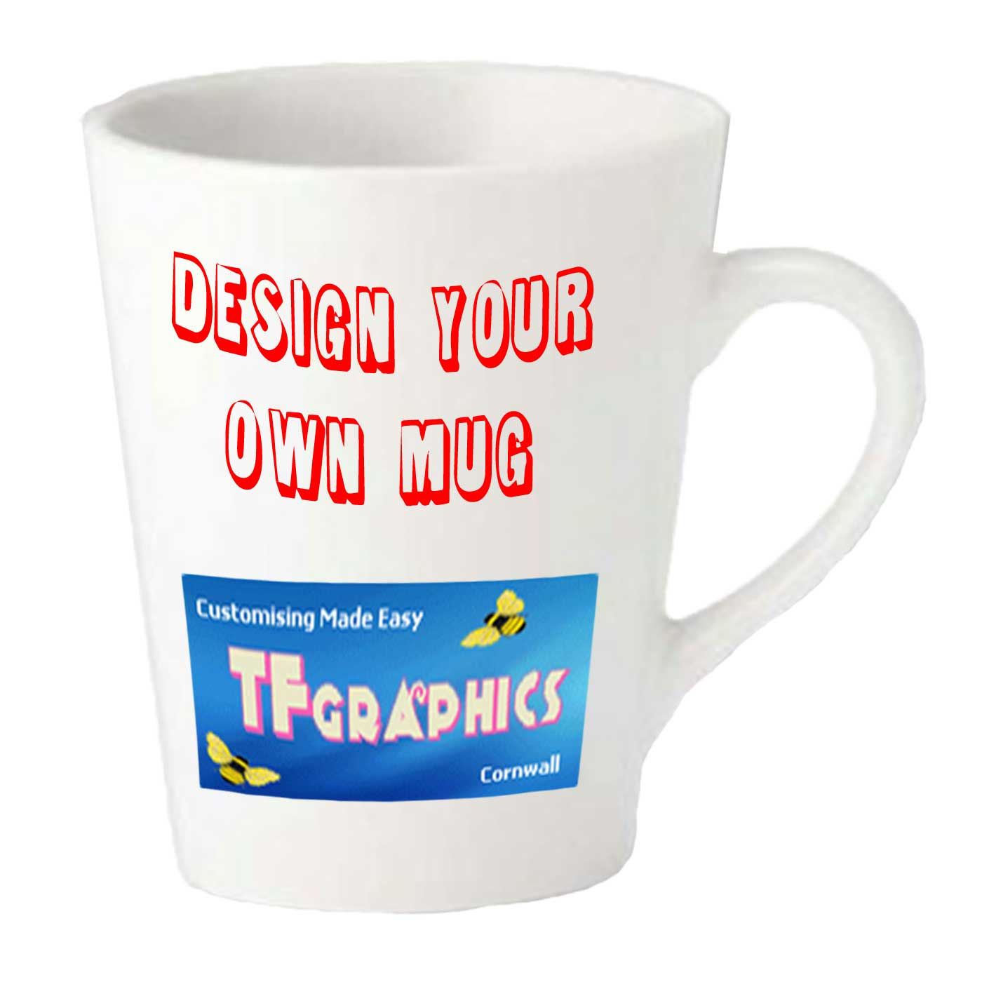 12oz Latte Mug - Personalised to your Design