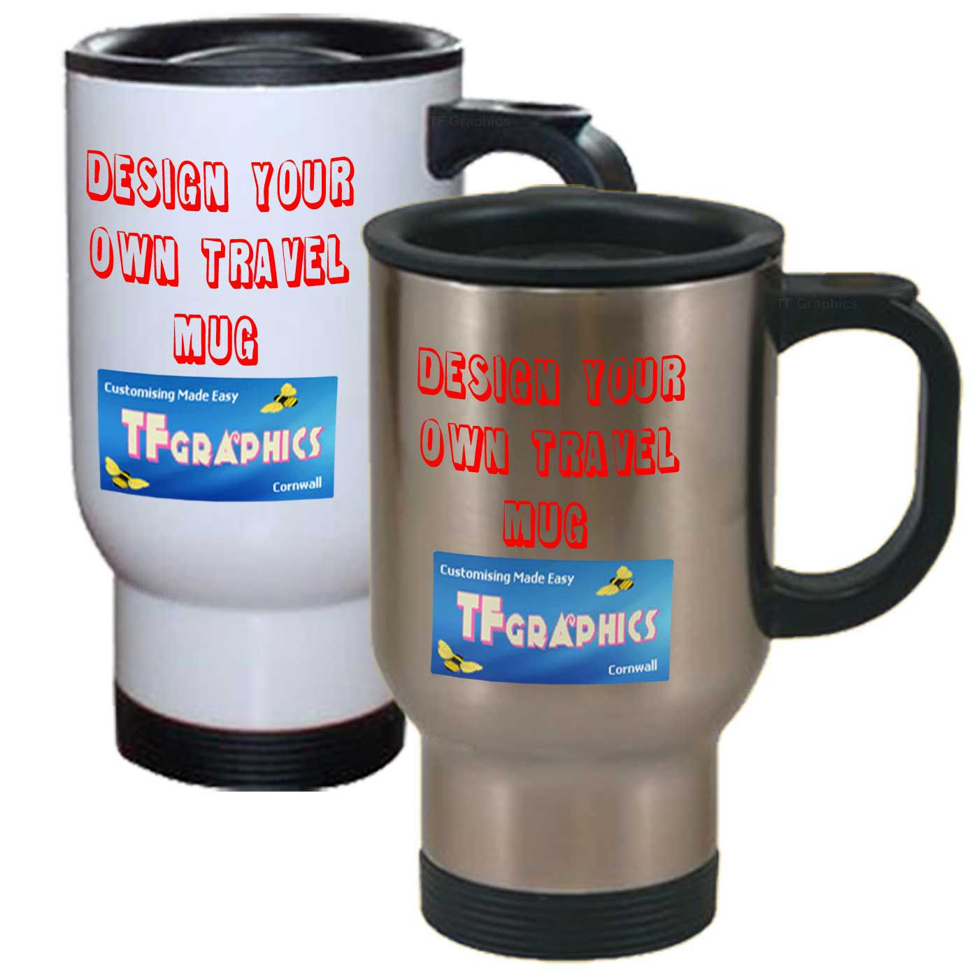 Travel Mugs - Personalised to your Design