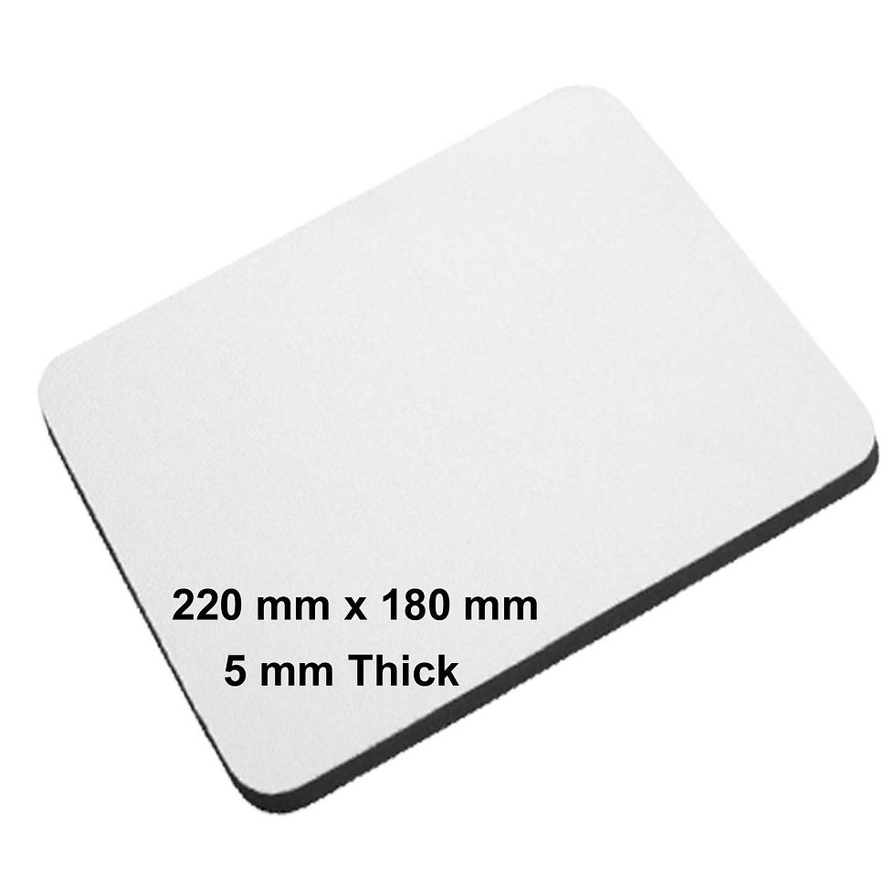Thumbnail: Fabric Topped Mousemat - 3 Sizes Available - Personalised
