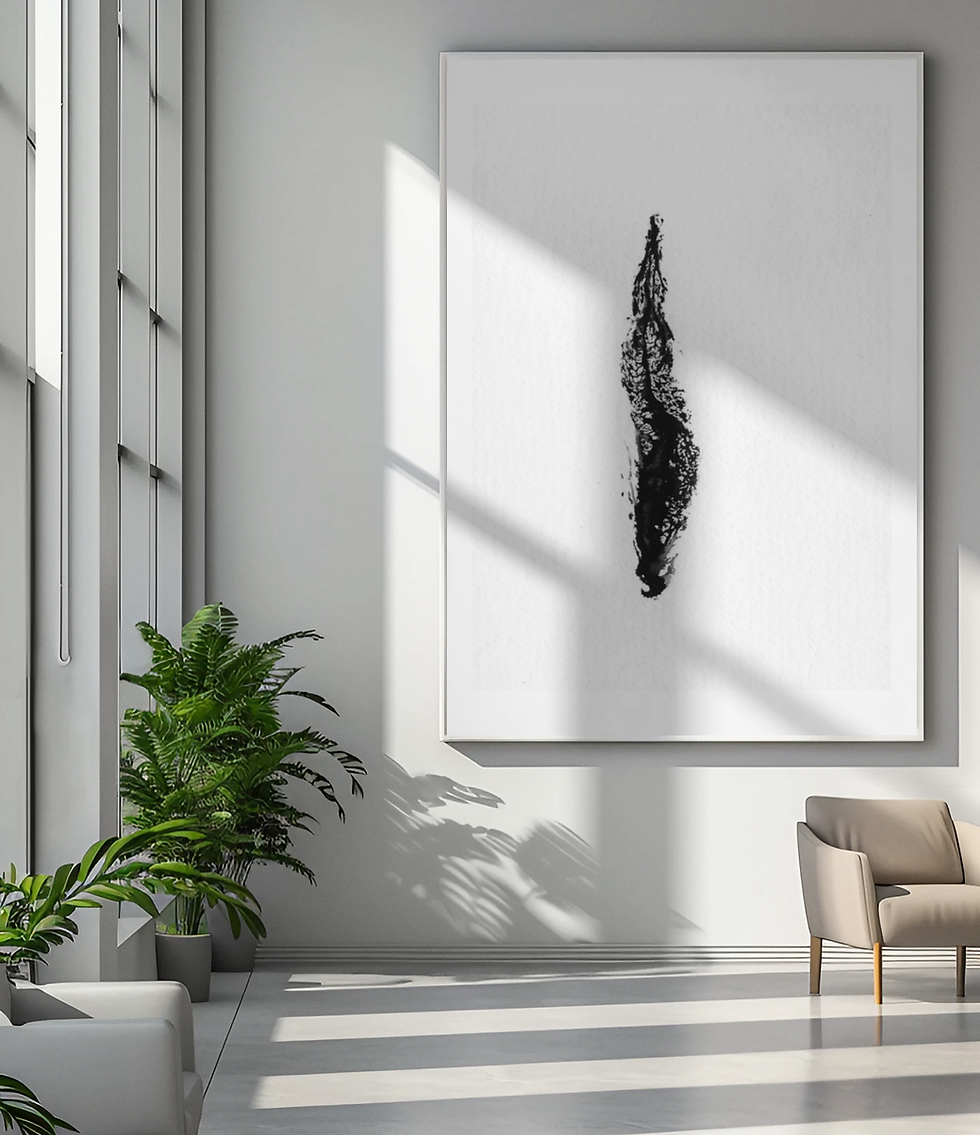 AI generated Yoni Print display
