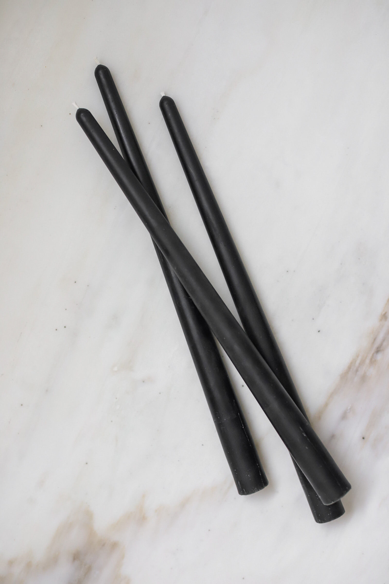 Beeswax Taper Candle - Black