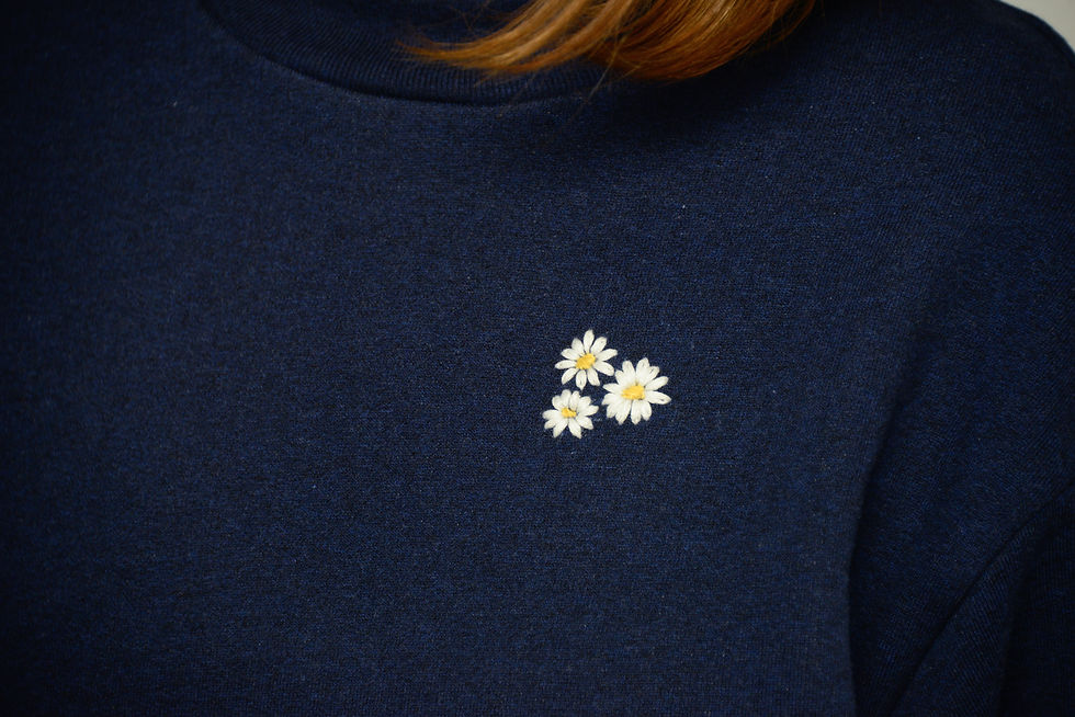 Miniature : Sweat-shirt femme Marguerites