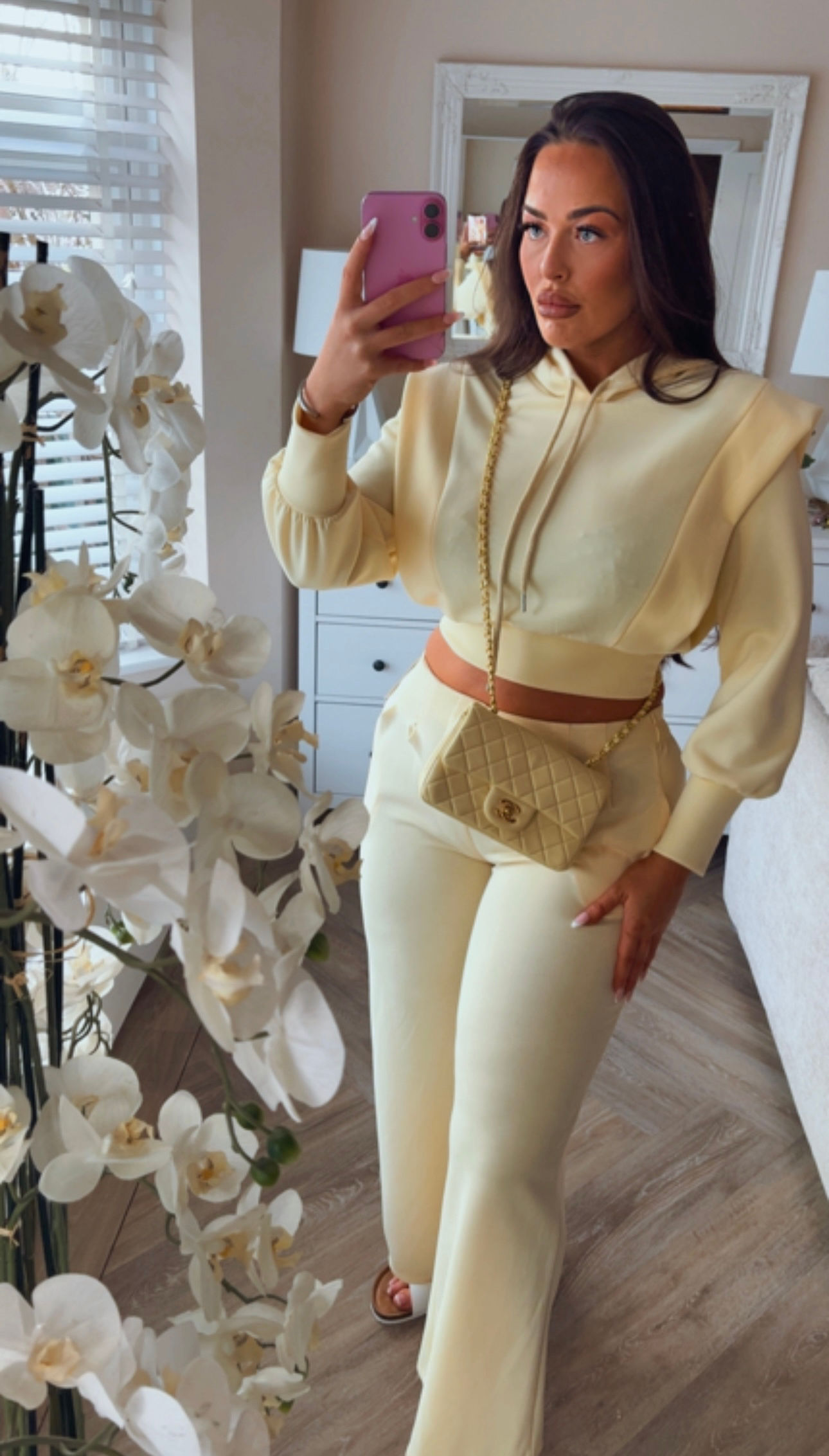 Yellow Élan Tailored Trousers