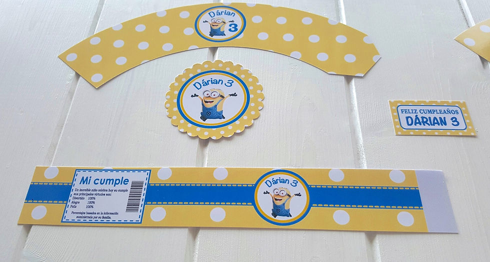 Miniatura: KIT FIESTA MINIONS