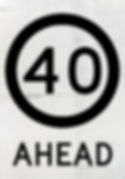 40 Speed Limit Ahead Sign 600X900Mm Class 1 Reflective Sign