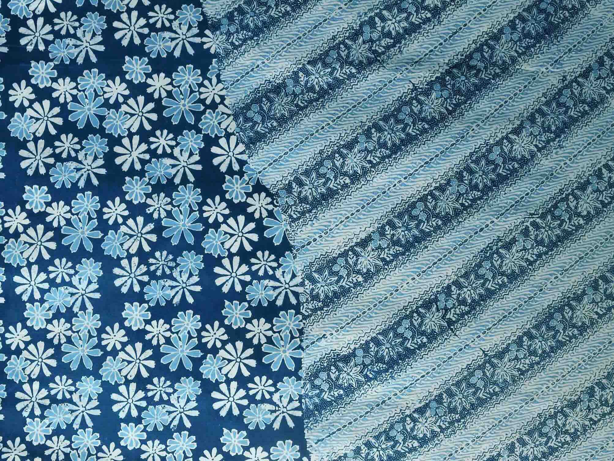 Batik Stamp - Zinia & Parang Seling Bunga - Pagi Sore