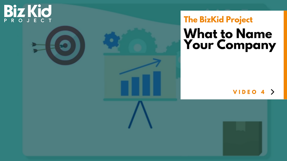 In this lesson, students learn how to come up with names of their company