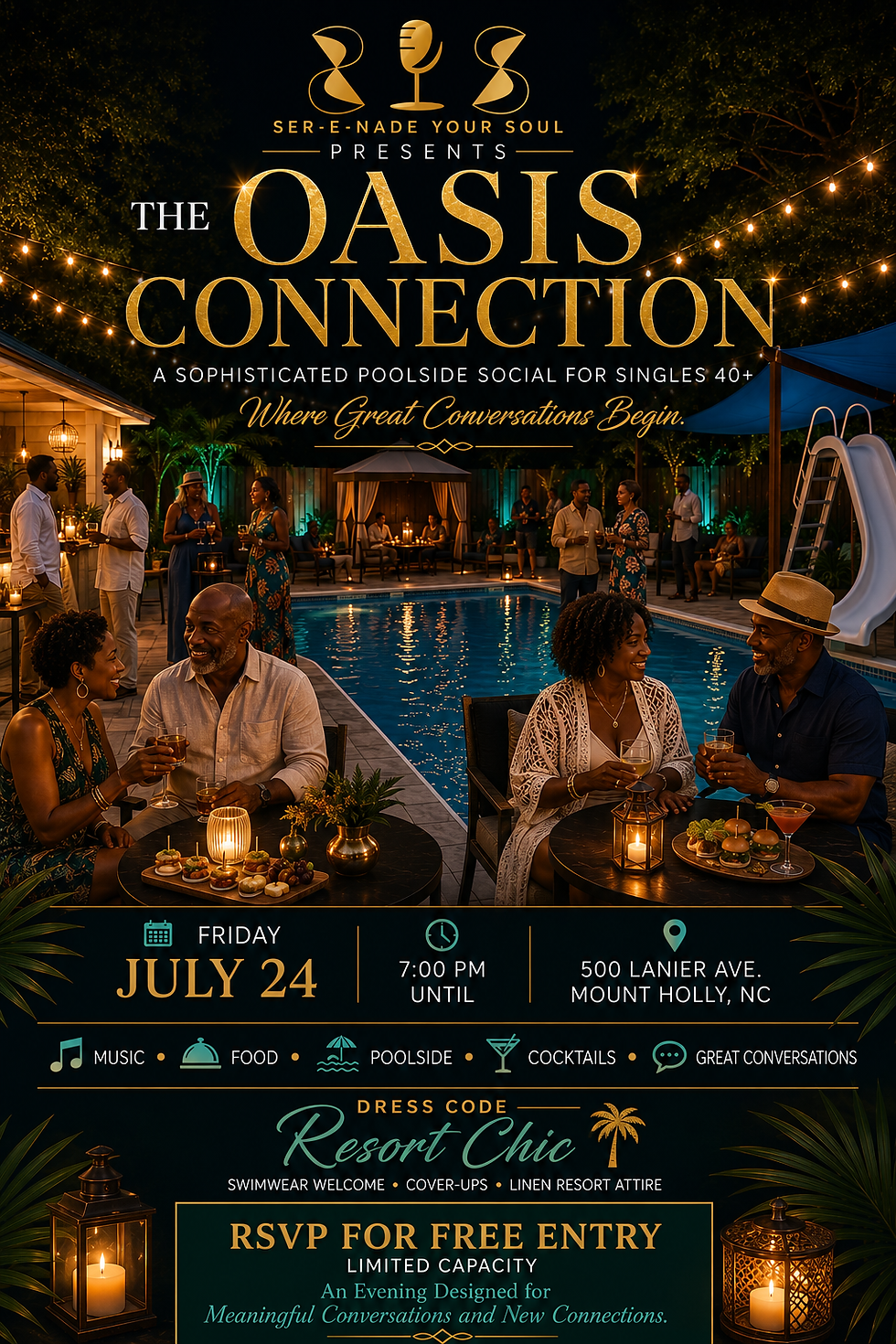 July 24-THE OASIS CONNECTION 40+