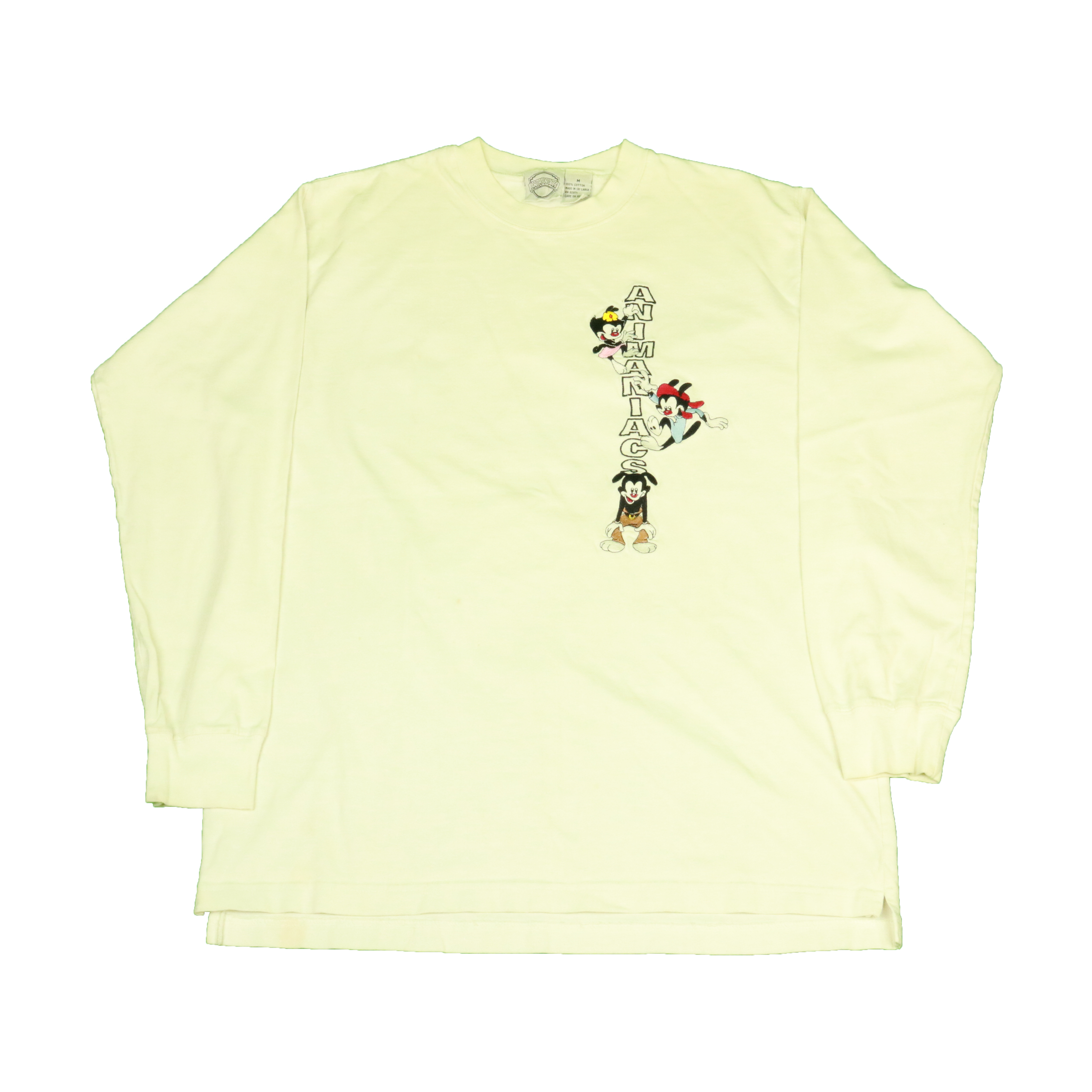 Animaniacs Embroiderd Long Sleeve T Shirt