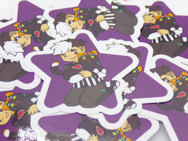 Space Dad 3" Star Vinyl Sticker