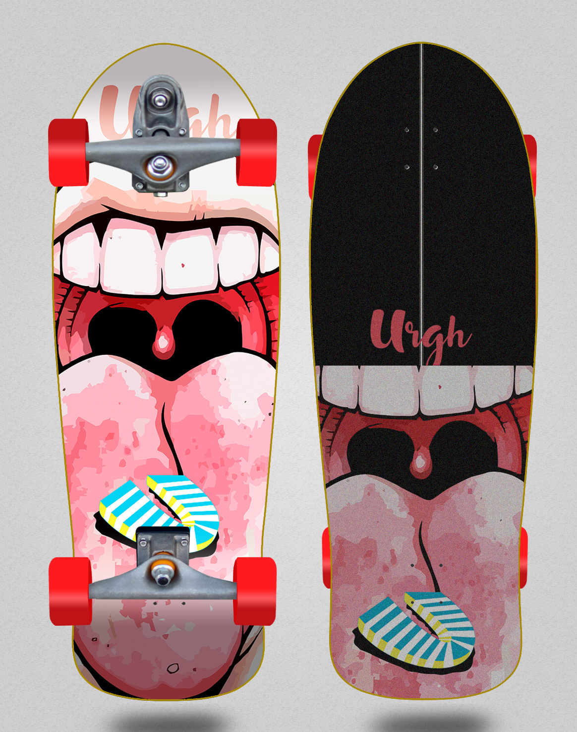 Urgh surfskate T12 trucks - Trip 10x30 Natas
