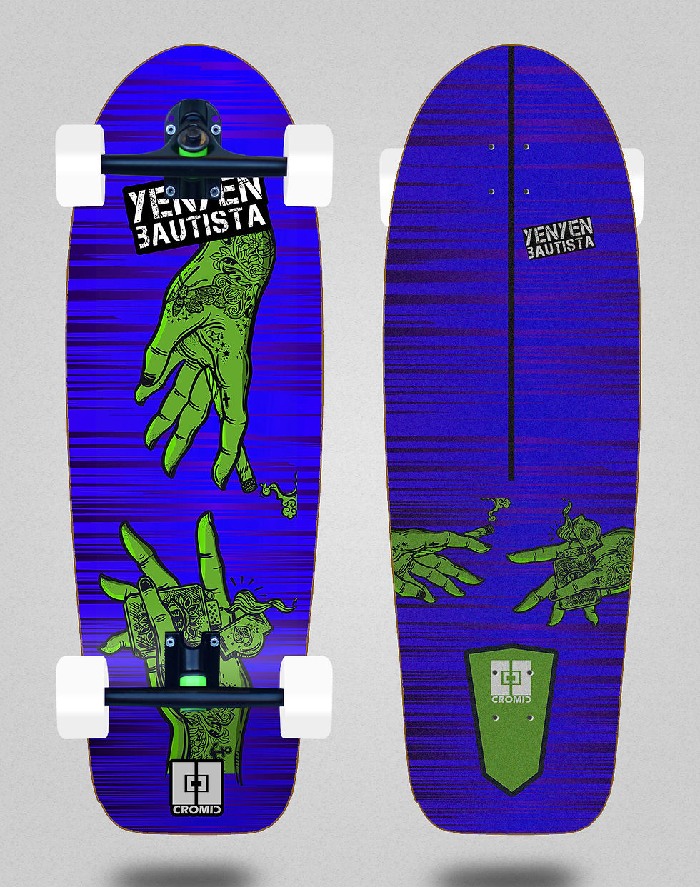Thumbnail: Cromic cruiser - Yenyen hands blue green 30,5