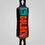 Thumbnail: Golden Sand icon turquoise longboard deck 40x9