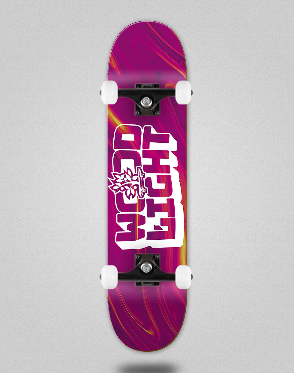 Miniatura: Wood light Liquid series pink skate complete