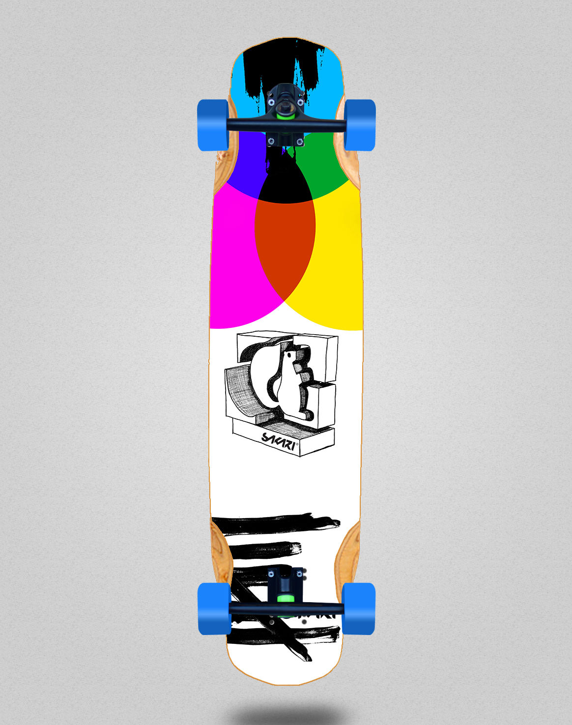 Sakari Chroma longboard complete 38x8.45