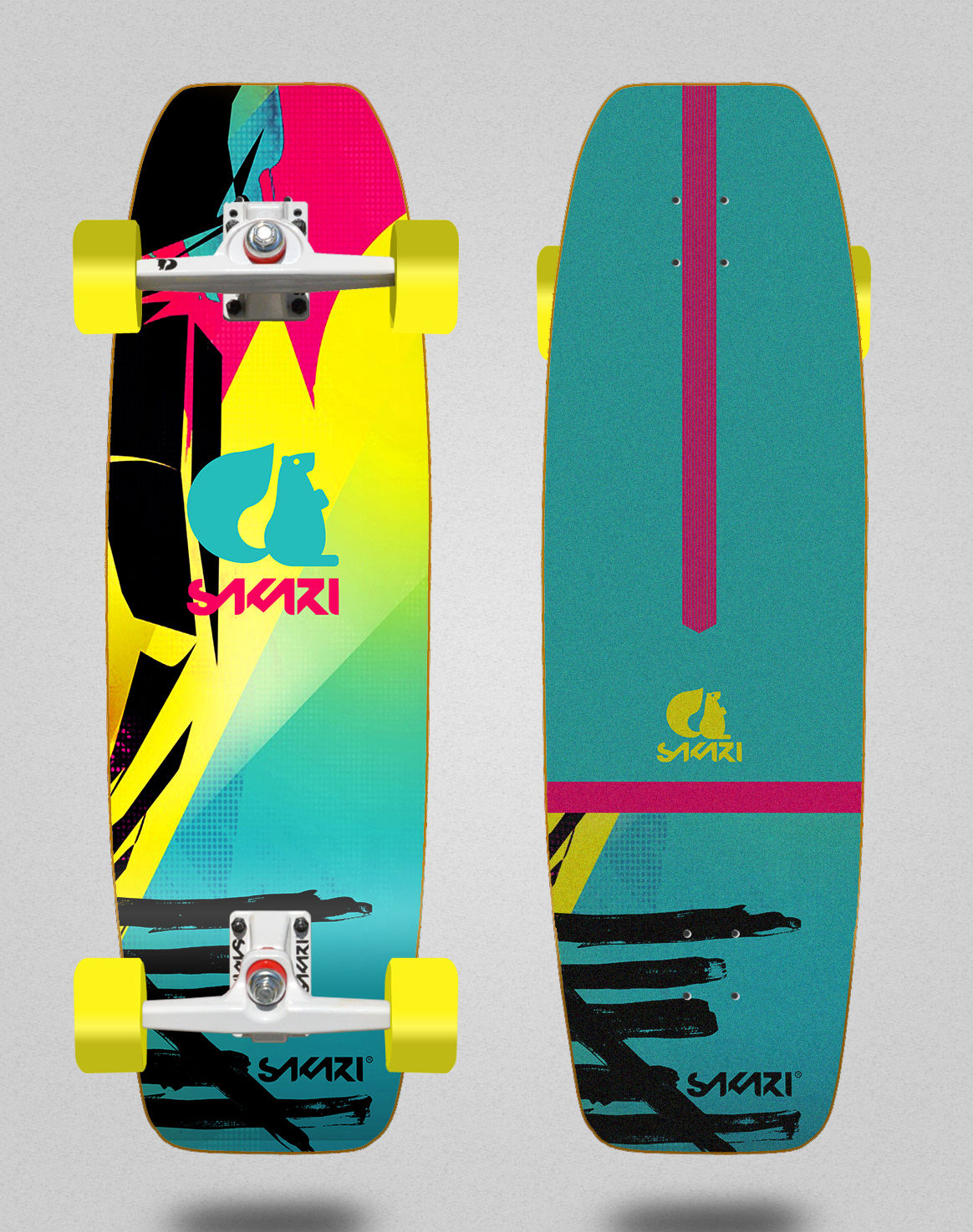 Sakari surfskate deck - Mataki 31,5