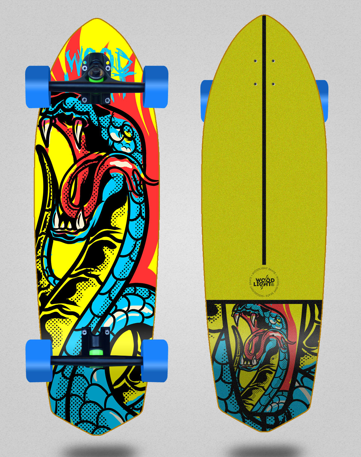 Wood light cruiser Animal fight Snake 33 sword