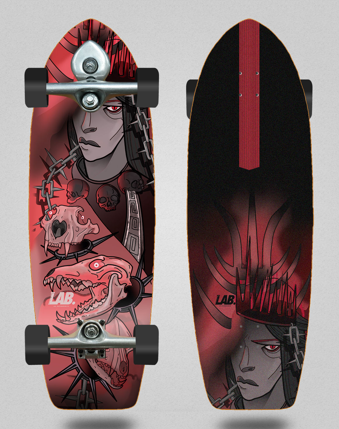 Lab surfskate BURI trucks - Neutro Hades 30 fat tail