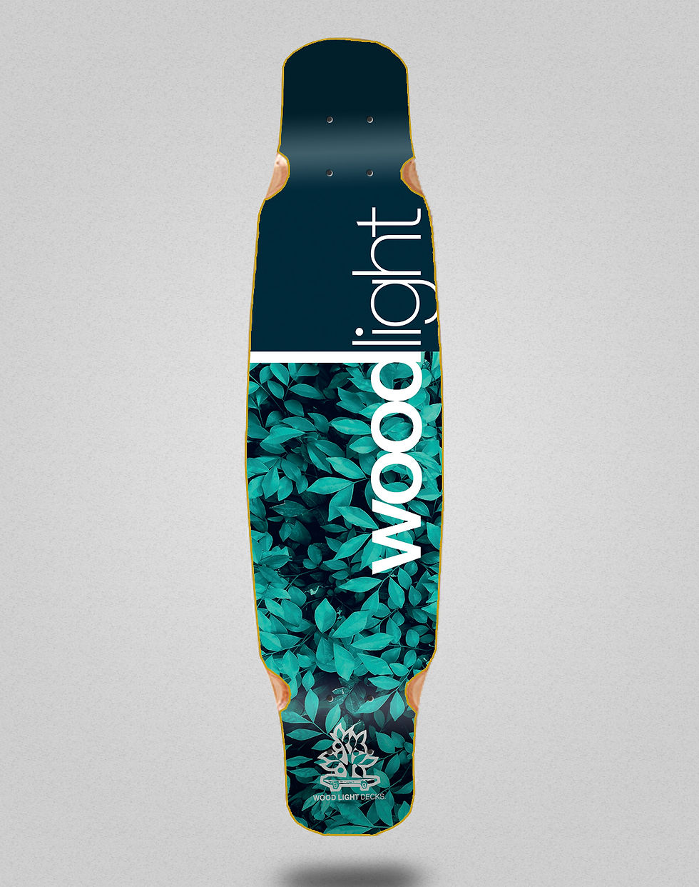Thumbnail: Wood light All type Nature longboard deck bamboo dance 46x9