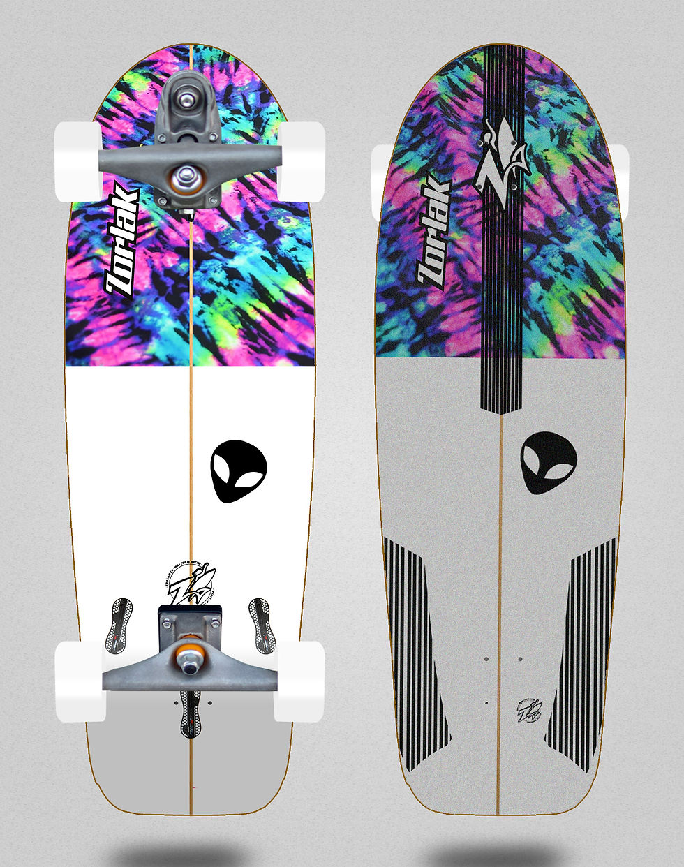 Thumbnail: Zorlak surfskate T12 trucks Space water 30,5