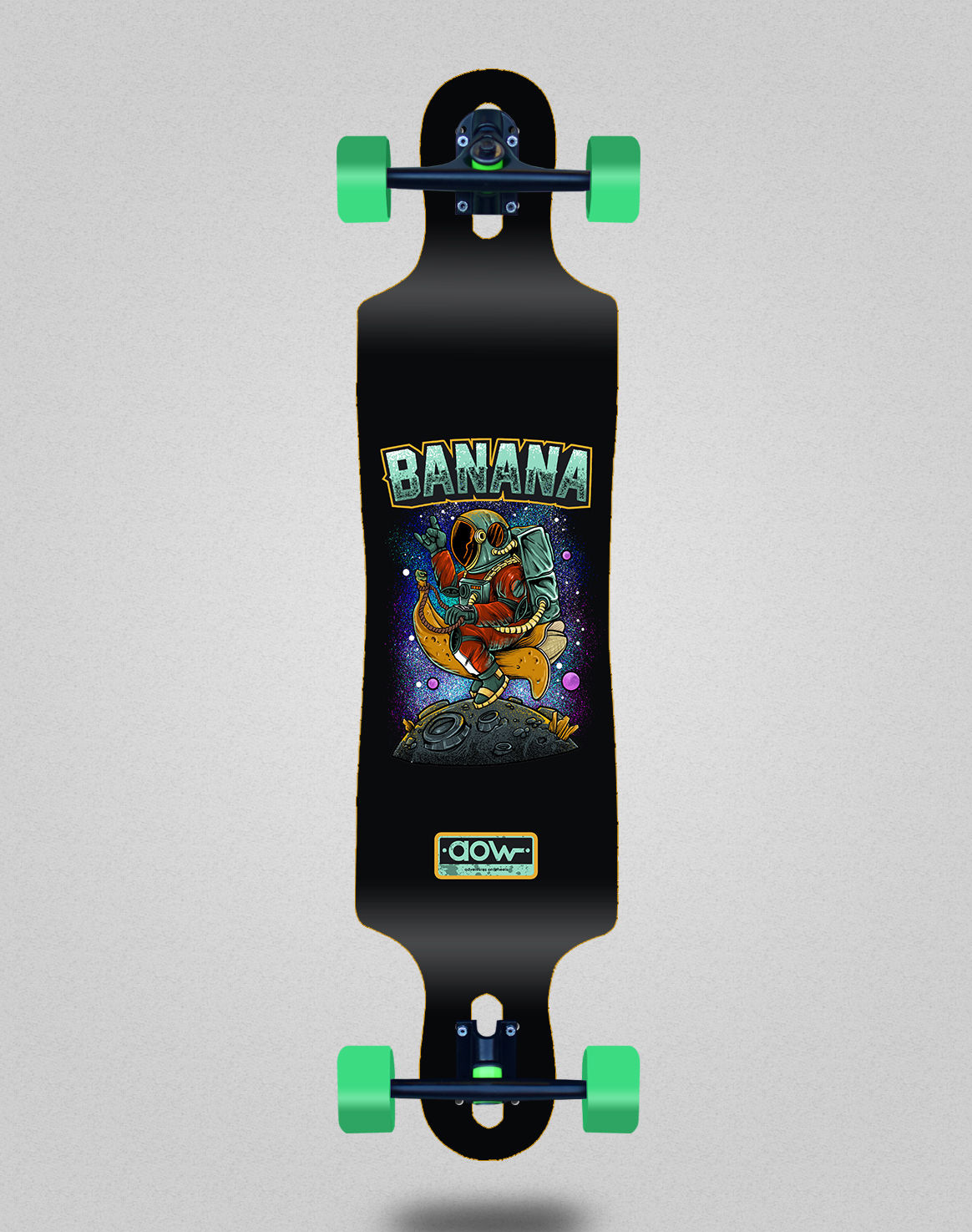 Aow Space Banana longboard complete 40x9