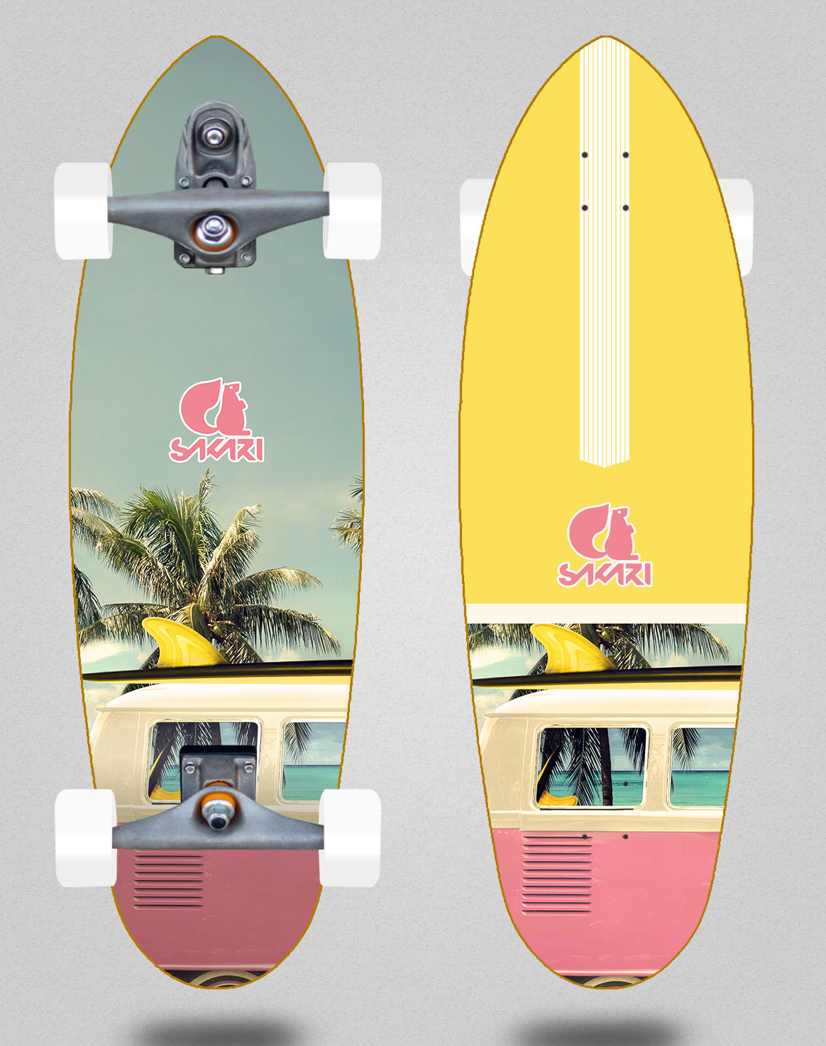 Sakari surfskate T12 - Pura Vida 32,5 Deep