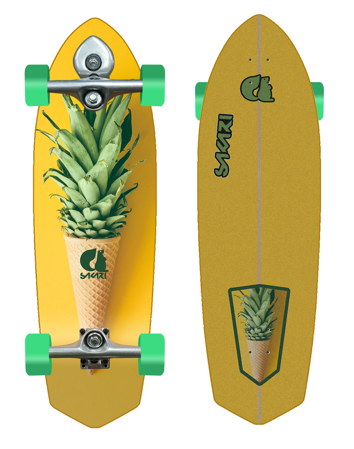Sakari surfskate BURI trucks - Pinetto 33 Sword
