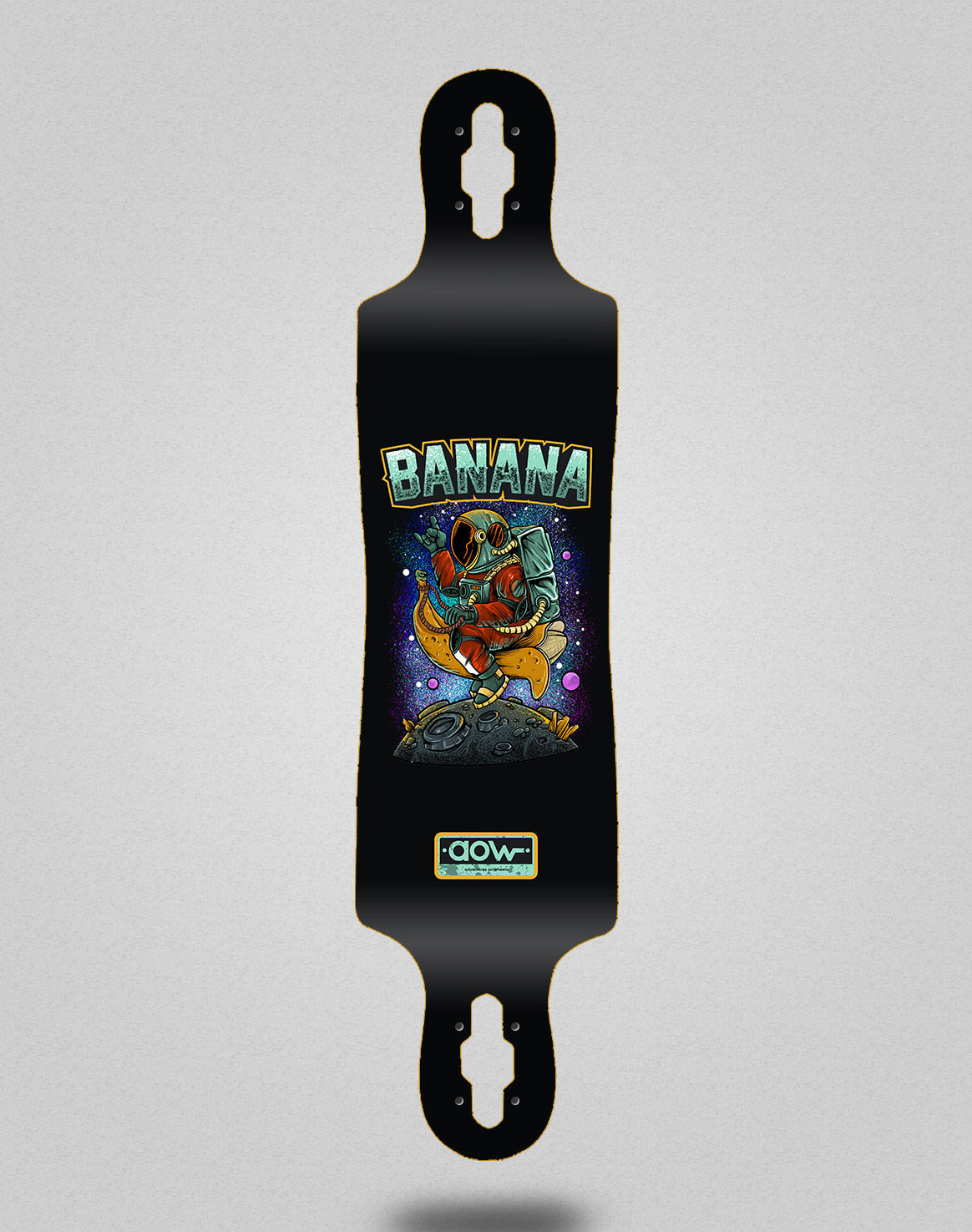 Aow Space Banana longboard deck 40x9