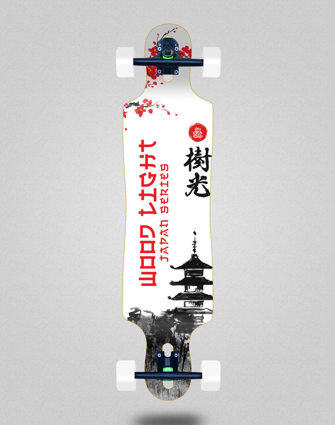 Wood light japan series Palace longboard complete 40x9