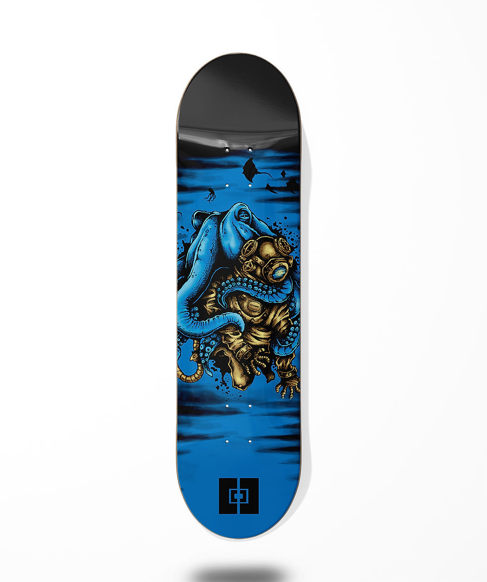 Thumbnail: Cromic Ocean deep skate deck