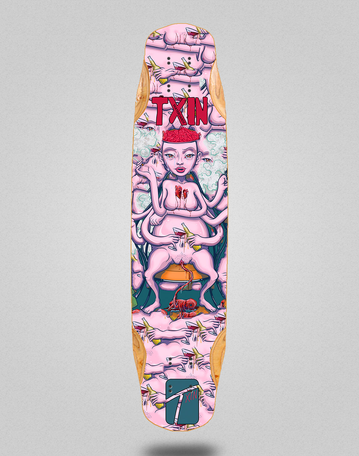 Txin Adicction longboard deck 38x8.45