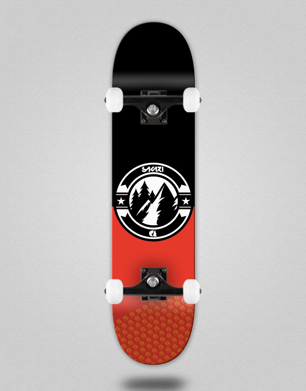Sakari Downhill juice black red skate complete
