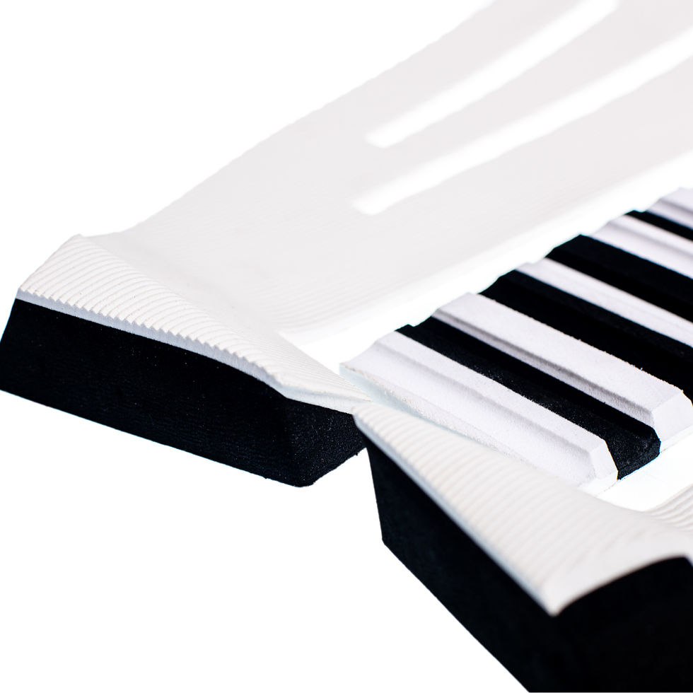 Miniatura: Jam traction surf traction pad 3 pieces - Flashback white black