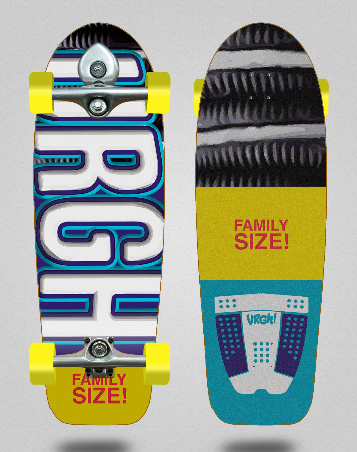 Urgh surfskate BURI trucks - Biscuits 30,5