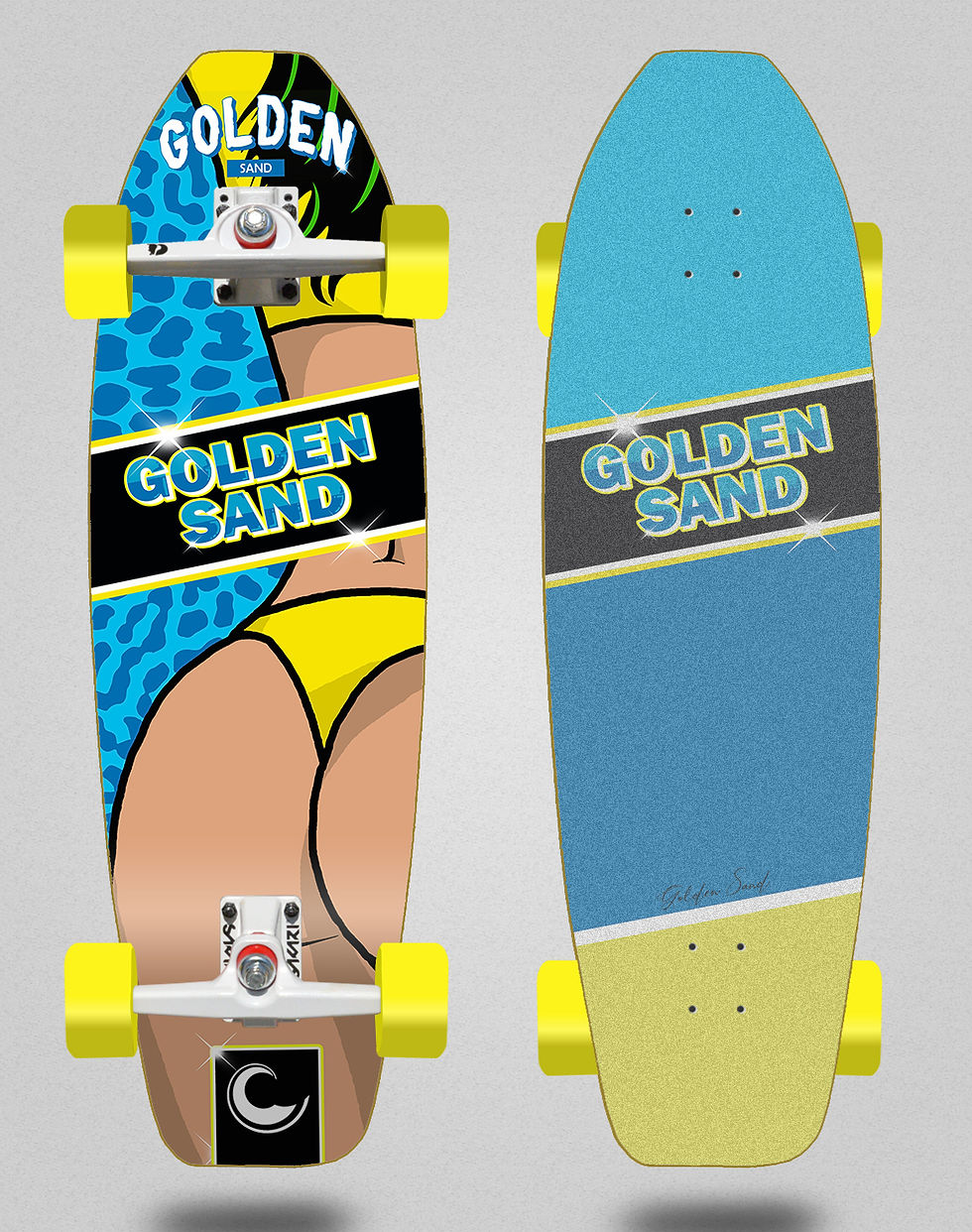 Miniatura: Golden Sand surfskate SGI Bikini 31.5